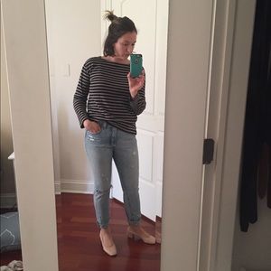 Everlane Striped Boatneck Shirt